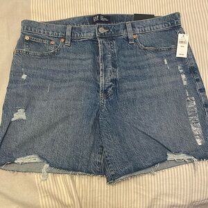 Brand new high rise cheeky midi shorts. Never worn with tag.